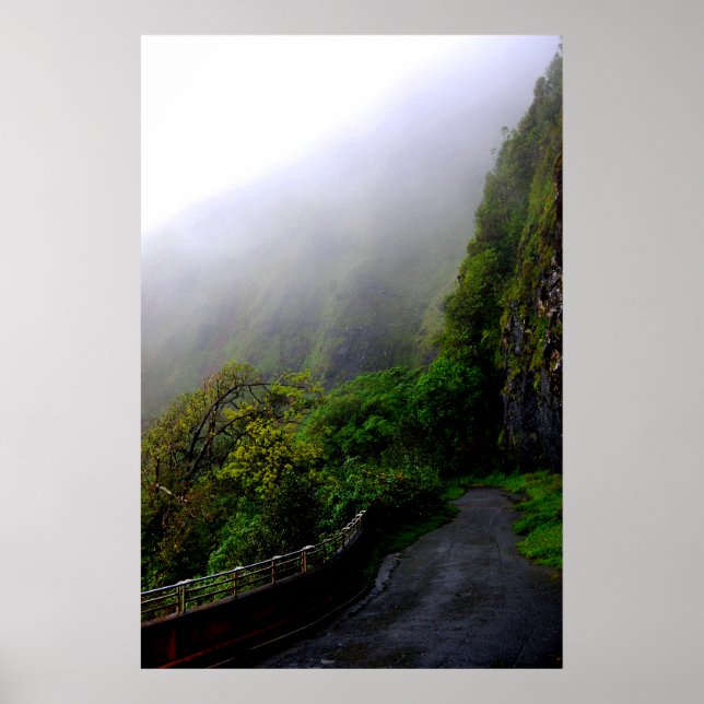 Póster poster de "Por el camino golpeado" (Frente)