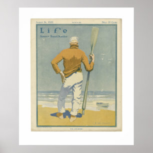 Póster Poster de portada de la revista Vintage Life 1920