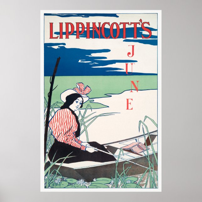 Póster Poster de portada de libros de época (Frente)
