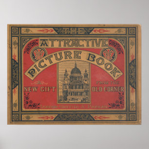 Póster Poster de portada de libros de época