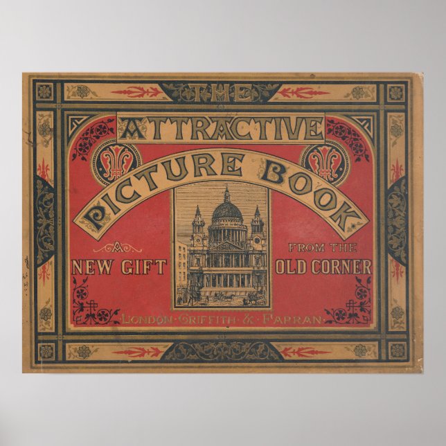 Póster Poster de portada de libros de época (Frente)