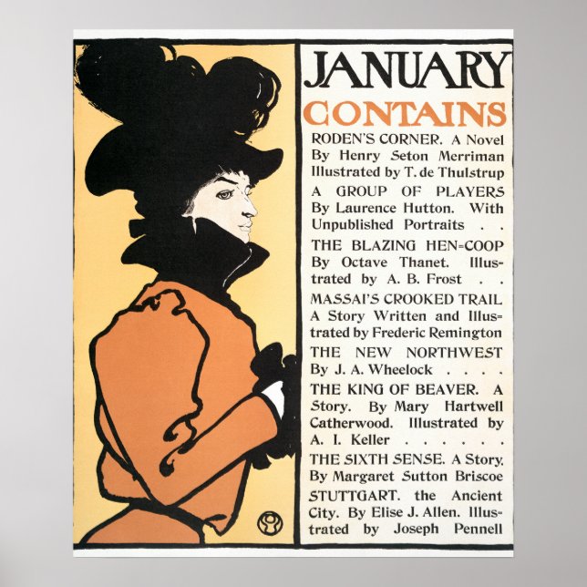 Póster Poster de portada de libros de época (Frente)