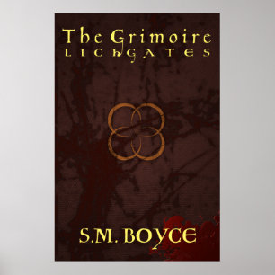 Póster Poster de portada de Lichgates (Grimoire Trilogy #