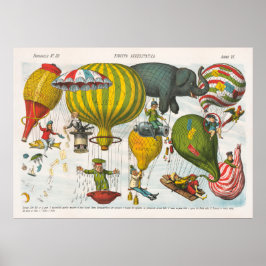 Póster Poster de portada de periódico de época