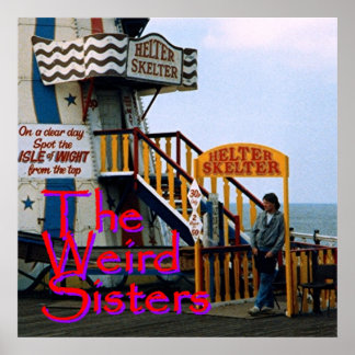Póster poster de portada del álbum "Las hermanas raras"