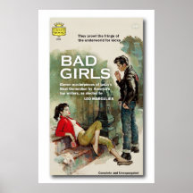 Poster de portada del libro de Chicas malos