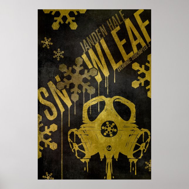 Póster Poster de portada del libro Everwind Snowaf (Frente)