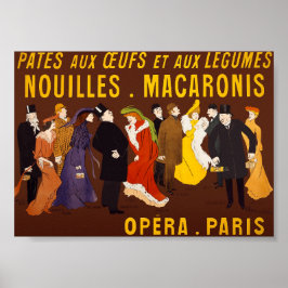 Póster Poster de portada/publicidad de revista de época