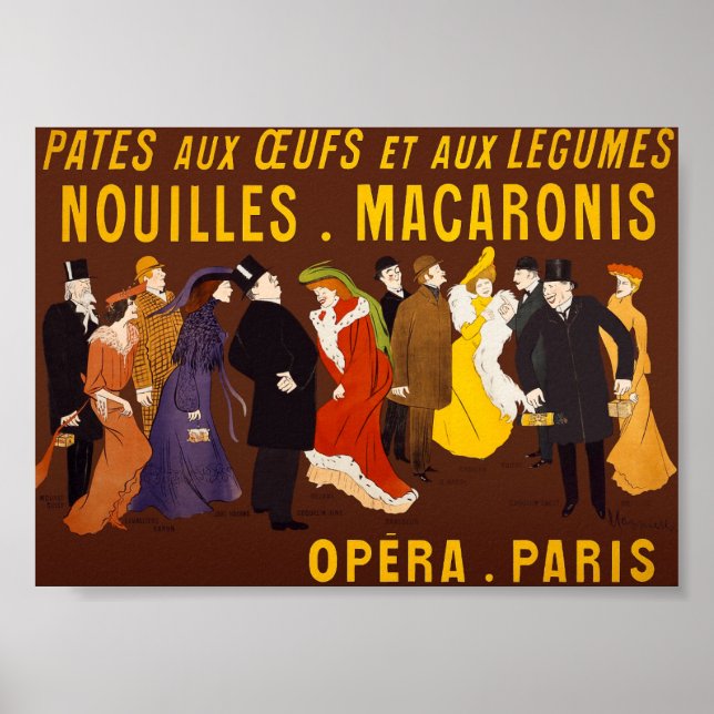 Póster Poster de portada/publicidad de revista de época (Frente)