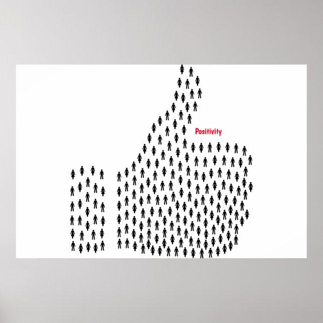 Póster Poster de positividad (Frente)
