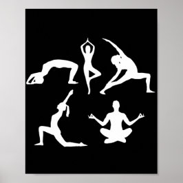 Póster Poster de posos de yoga