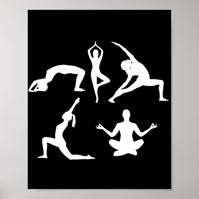 Póster Poster de posos de yoga (Frente)