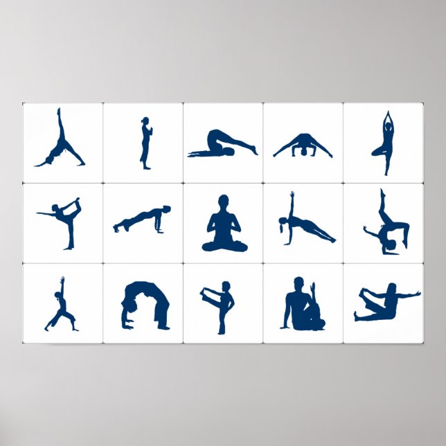 Póster Poster de posos de yoga (Frente)
