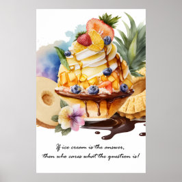 Póster Poster de preguntas y respuestas