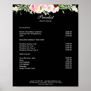 Póster Poster de Preishear Floral Moderno