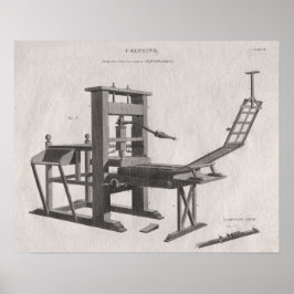 Póster Poster de prensa común