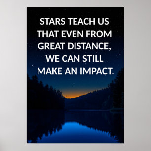 Póster Poster de presupuesto inspirador