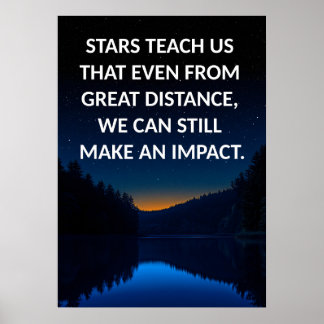 Póster Poster de presupuesto inspirador