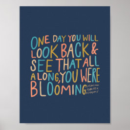 Póster poster de presupuesto inspirador