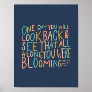 Póster poster de presupuesto inspirador