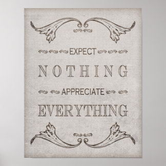 Póster poster de presupuesto inspirador