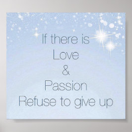 Póster poster de presupuesto inspirador de bonito