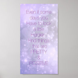 Póster poster de presupuesto inspirador de bonito