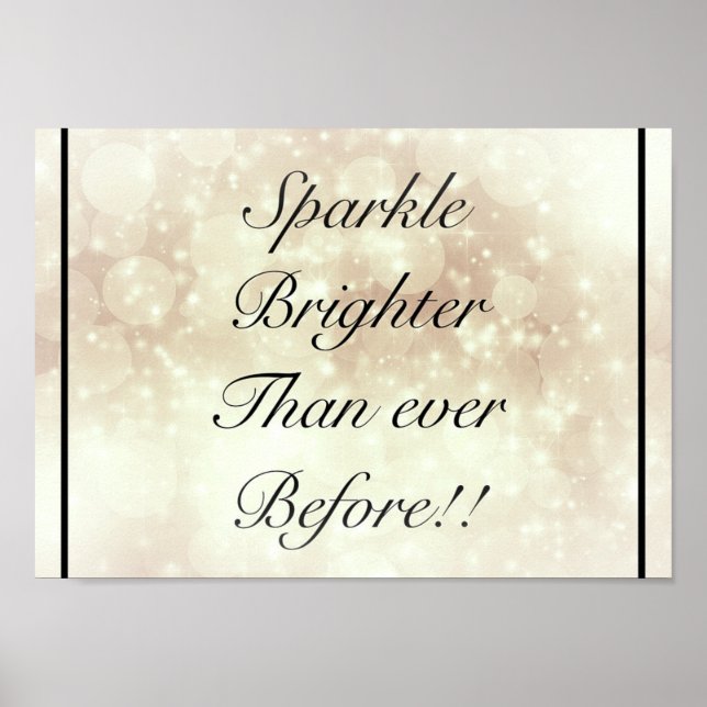 Póster poster de presupuesto inspirador de bonito (Frente)