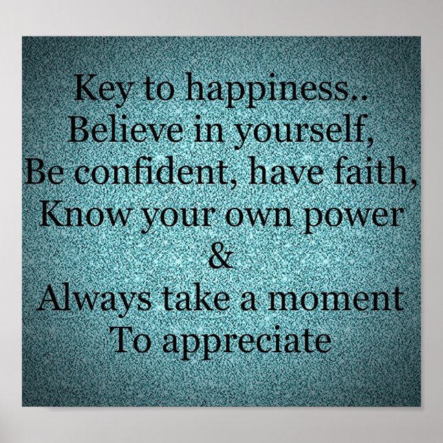 Póster poster de presupuesto inspirador de bonito (Frente)