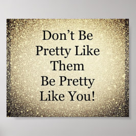 Póster poster de presupuesto inspirador de bonito