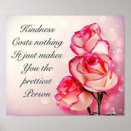 Póster poster de presupuesto inspirador de bonito