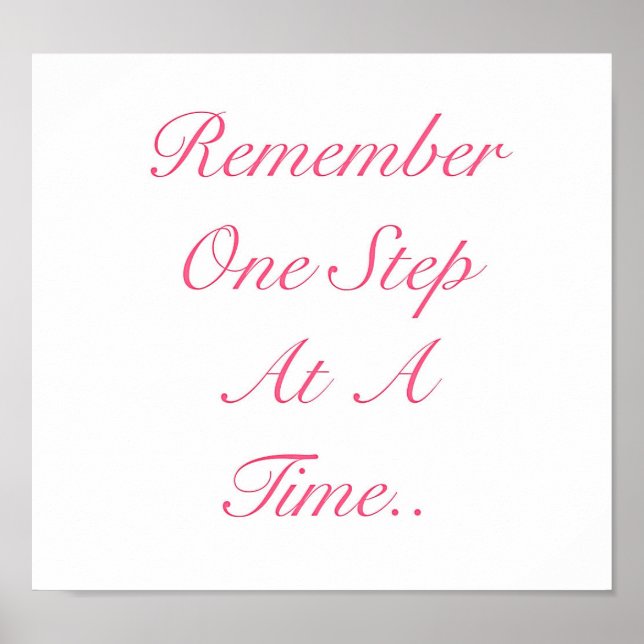 Póster poster de presupuesto inspirador de bonito (Frente)