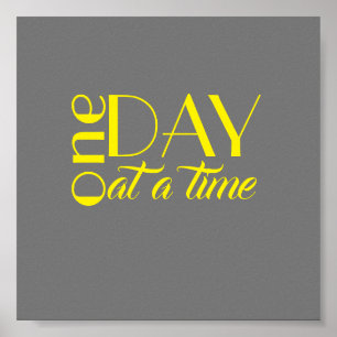 Póster poster de presupuesto inspirador de día en día