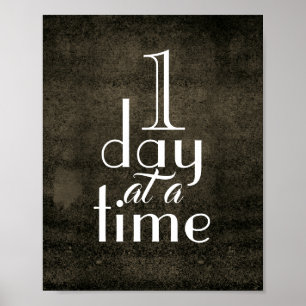 Póster poster de presupuesto inspirador de día en día