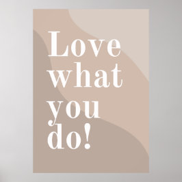 Póster Poster de presupuesto motivacional