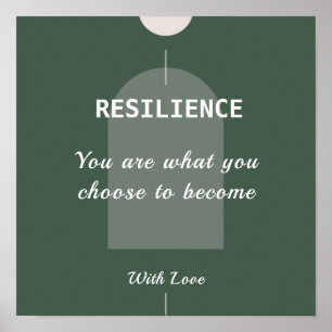 Póster Poster de presupuesto motivacional