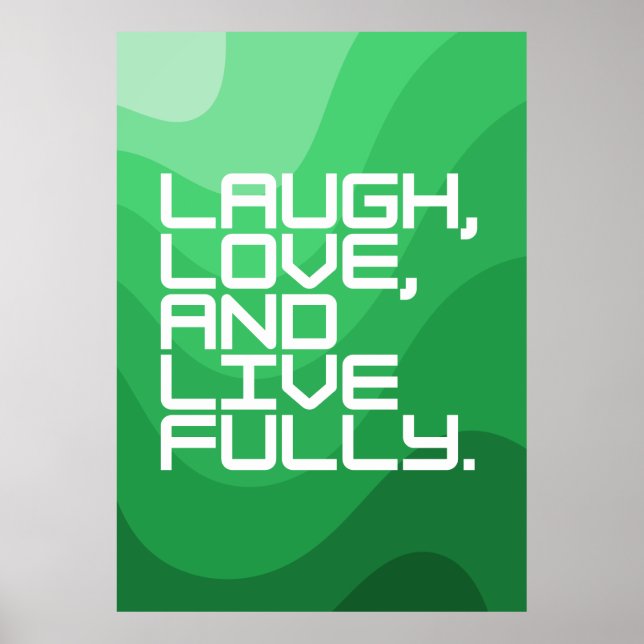 Póster Poster de presupuesto motivacional (Frente)