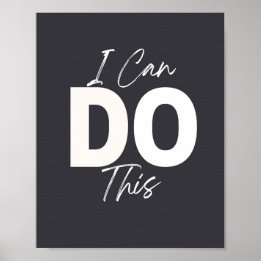 Póster Poster de presupuesto motivacional