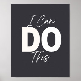 Póster Poster de presupuesto motivacional