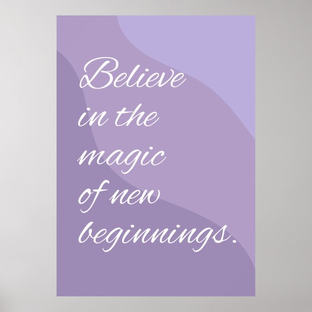 Póster Poster de presupuesto motivacional (Frente)