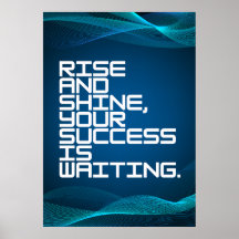 Poster de presupuesto motivacional