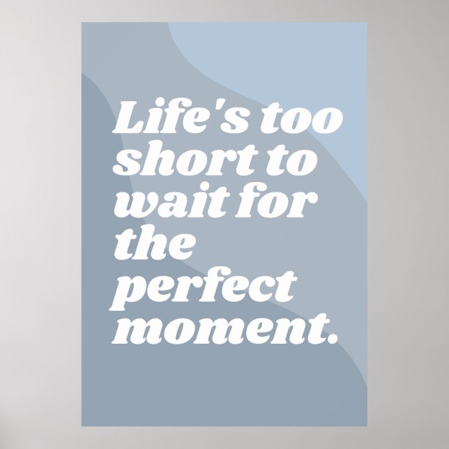 Póster Poster de presupuesto motivacional (Frente)