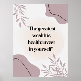 Póster Poster de presupuesto para el hospital, centro méd