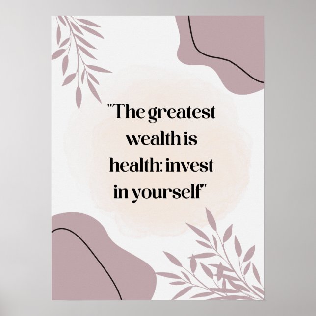 Póster Poster de presupuesto para el hospital, centro méd (Frente)