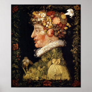 Póster Poster de primavera de Arcimboldo