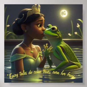 Póster Poster de Princesa y Rana