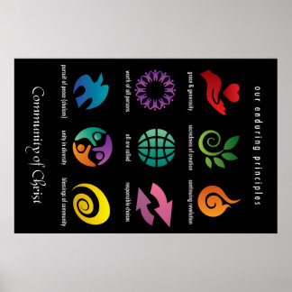 Póster Poster de principios duraderos