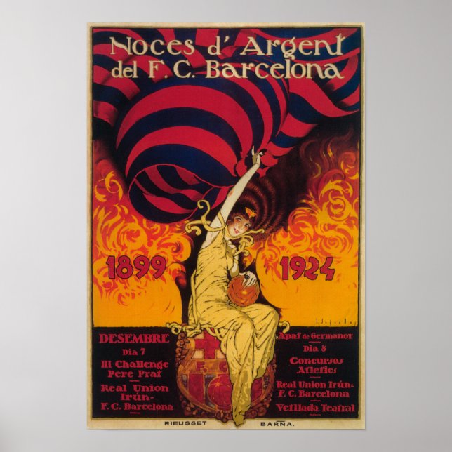 Póster Poster de promoción de fútbol (Frente)