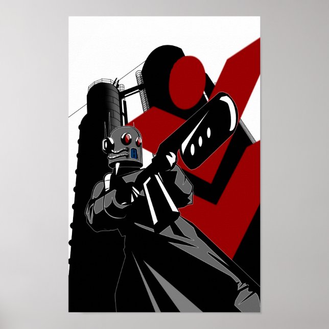 Póster poster de propaganda (Frente)