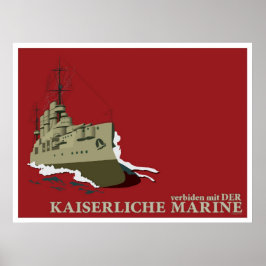 Póster Poster de Propaganda Alemana de la Primera Guerra